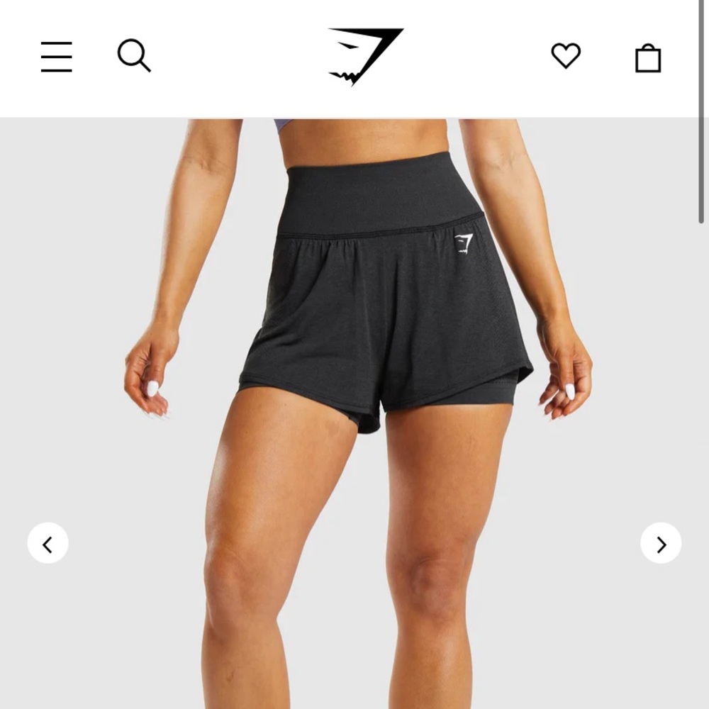 gymshark VITAL SEAMLESS 2.0 2-IN-1 SHORTS